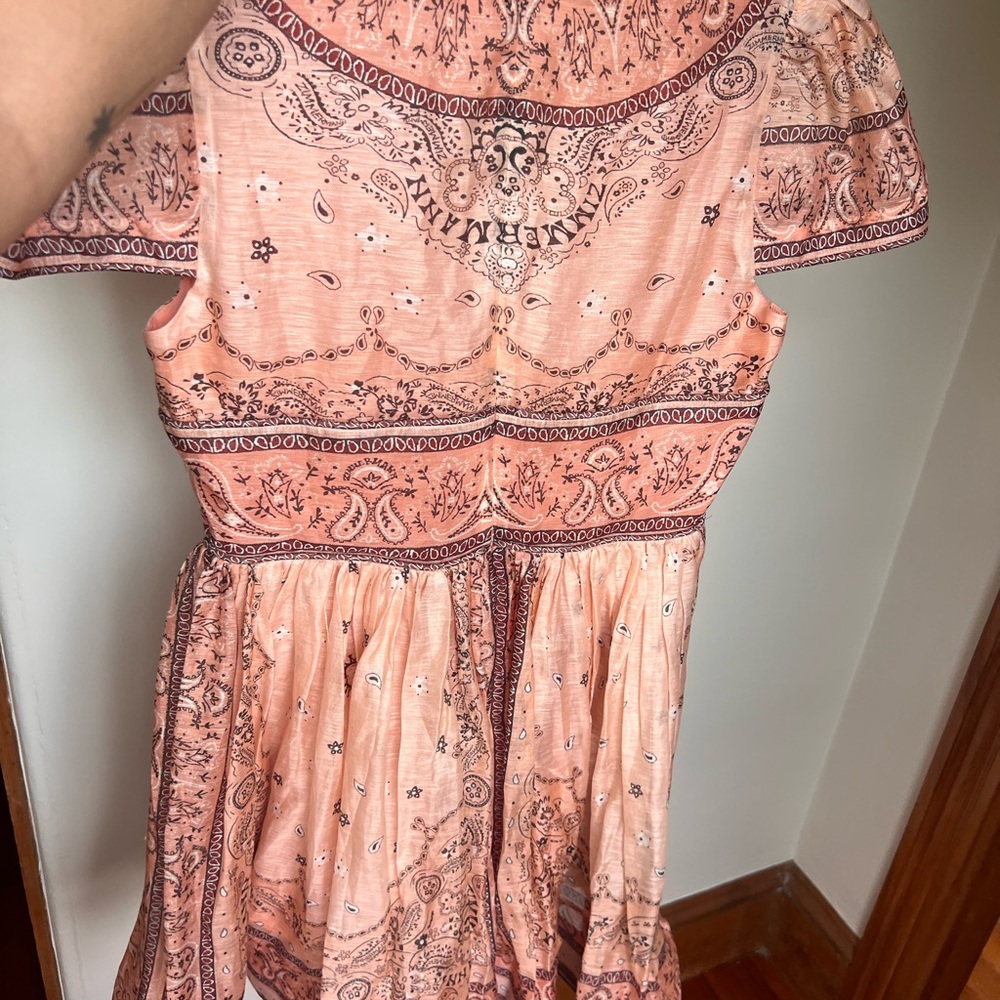 Zimmerman Matchmaker Bandana Print Mini Dress - Picture 6 of 8